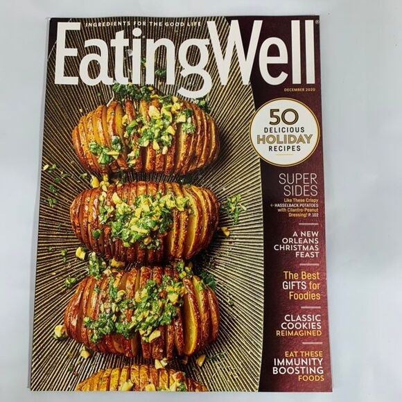 Eating Well Magazine December 2020 50 Delicious Holiday Recipes Super Sides - Picture 1 of 4